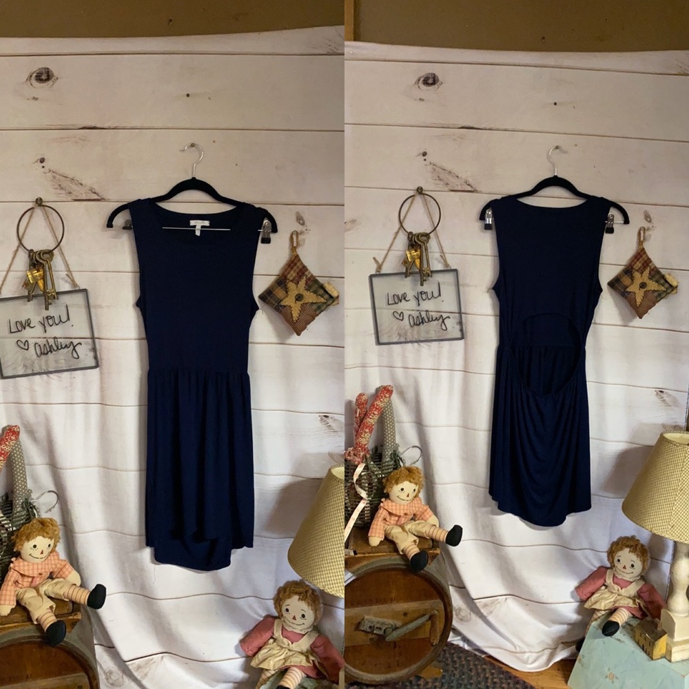 Delia’s; Navy; MIDI Shift dress; L - Picture 7 of 8